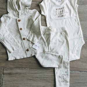 Carter's unisex 3-piece baby set